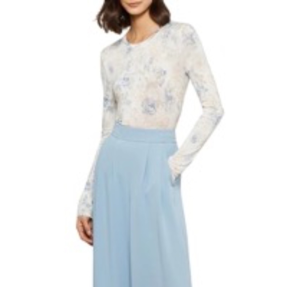 BCBGMAXAZRIA Floral Top